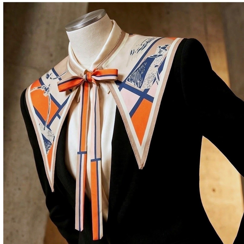 Fine Art Print Detachable Collar Neck Scarf Picasso Cocteau Cubism Sailor Bib - Picture 6 of 8